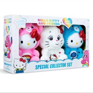 Hello Kitty & Friends x Care Bears Cheer Bear Special Collector Set,Set of 3,NIB
